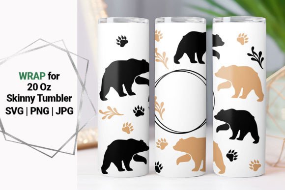 20oz Bear Mom Wrap: Essential Graphics for Crafts