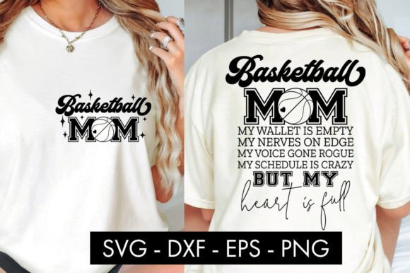 Basketball Mom My Wallet is Empty Graphics