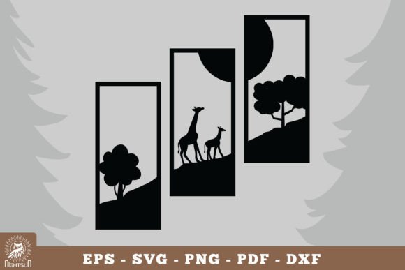 Mom and Baby Giraffe Graphics for Crafts Review