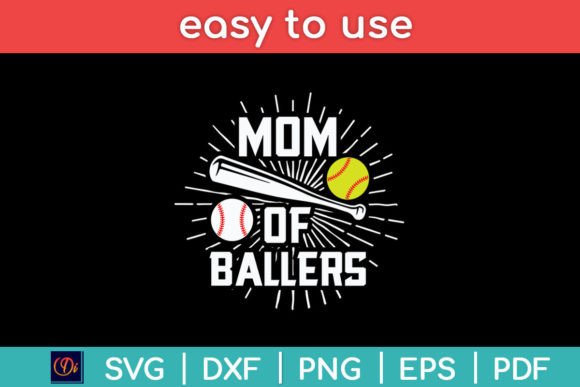 Mom of Ballers: Funny Baseball Graphics for Crafts