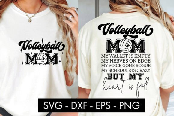 Volleyball Mom My Wallet is Empty SVG